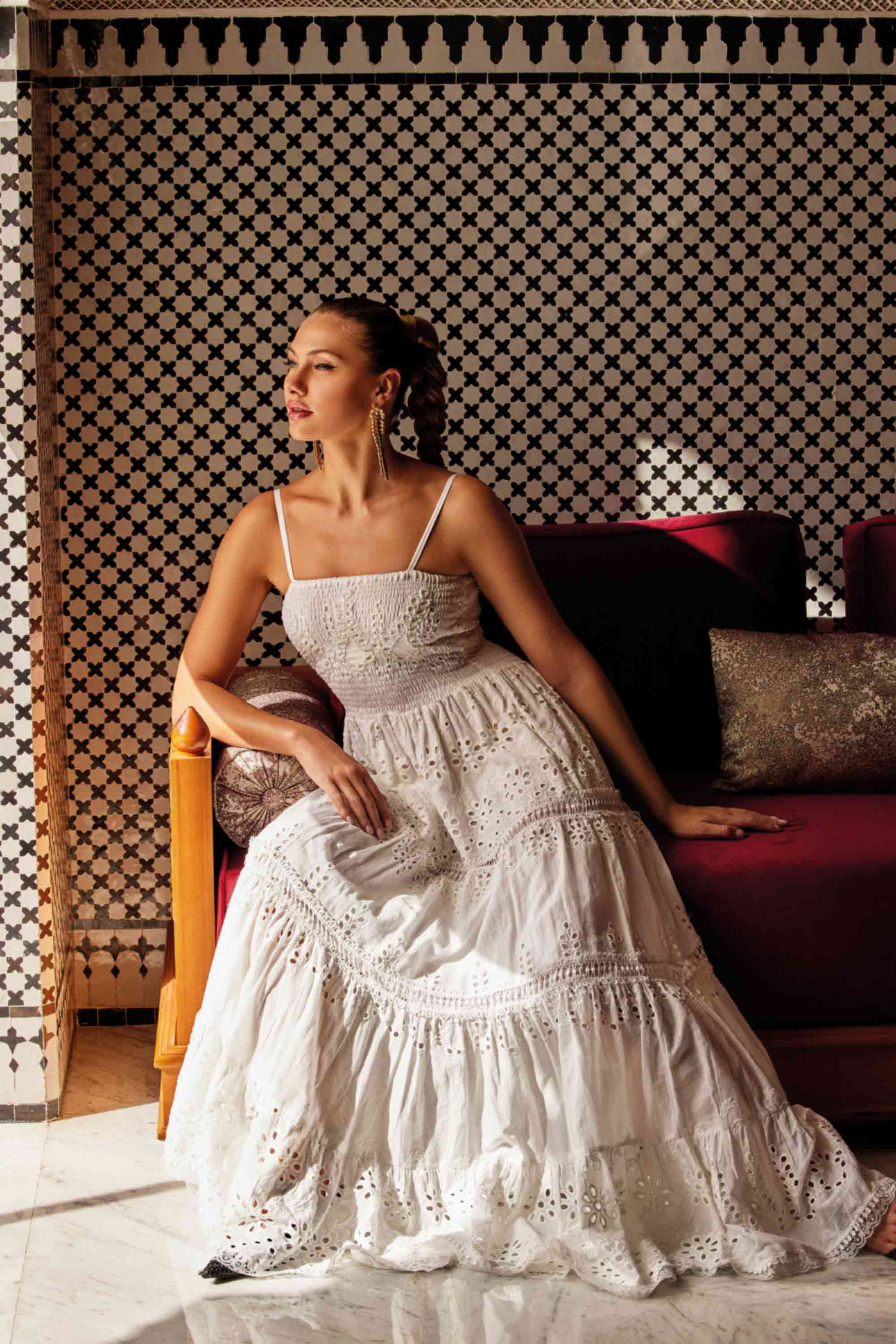 Vestito Lungo Abiti Da Sposa In Pizzo Sangallo Collezione Sposa