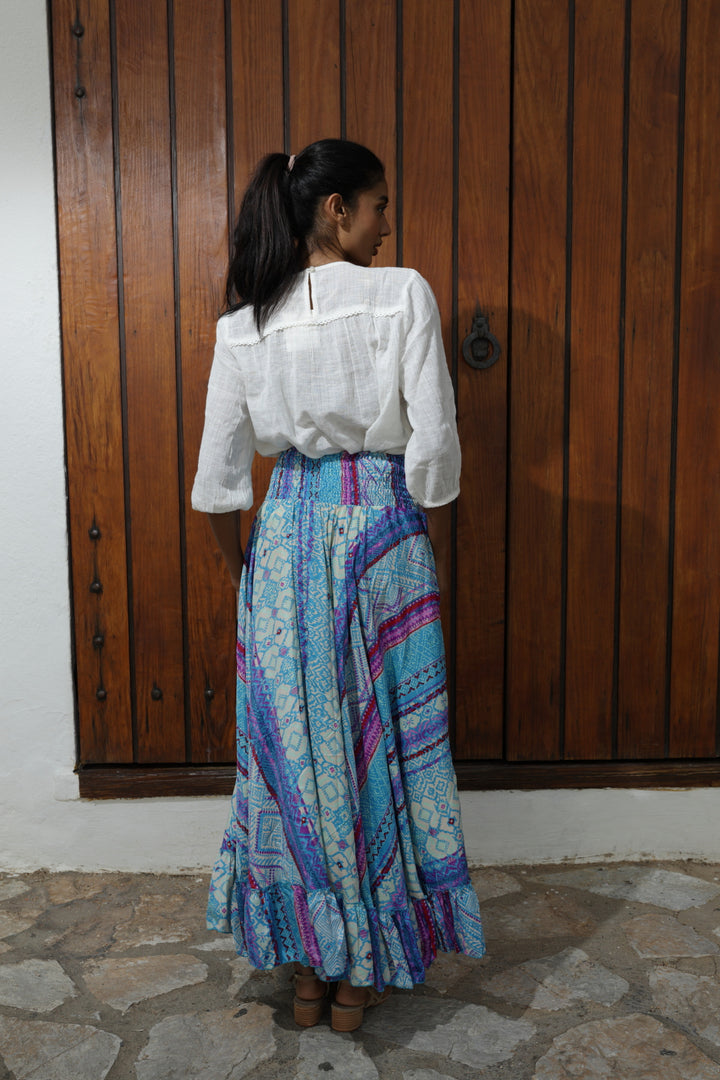 GONNA IN MISTO SETA - Main Image