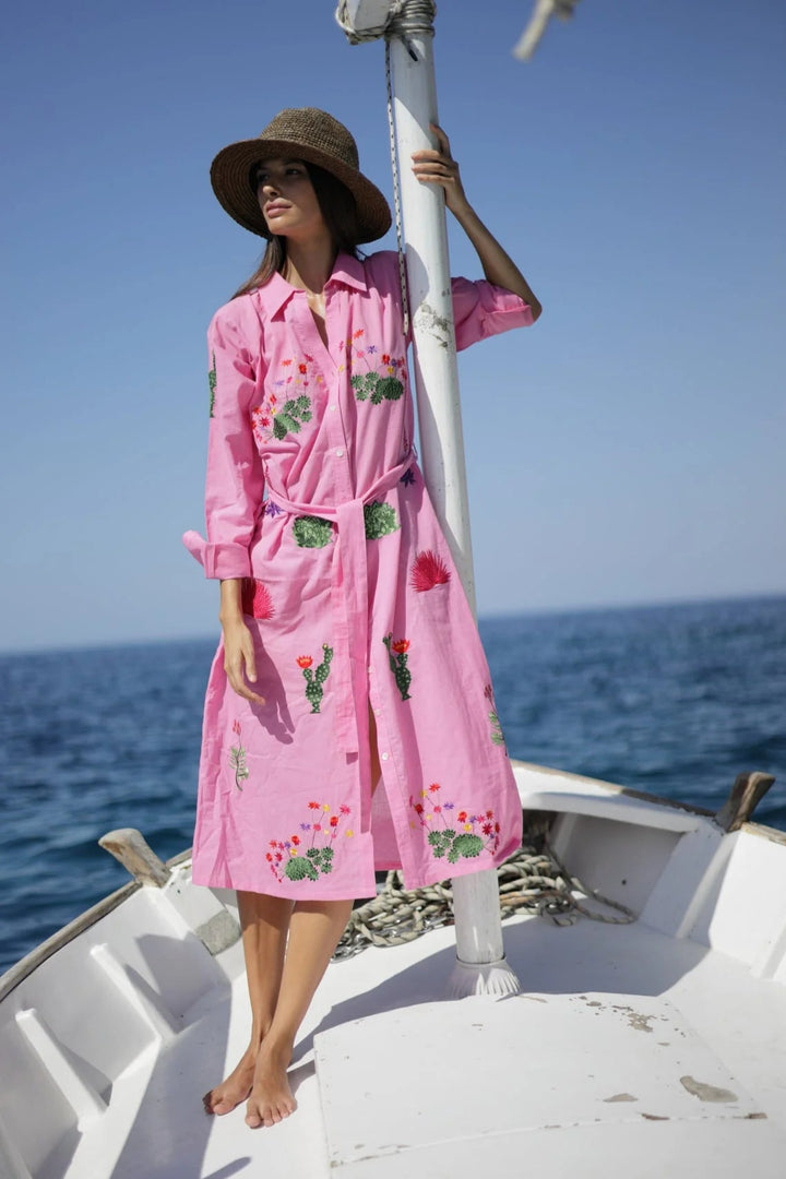 Dress Chemisier Miami Woman Luna LLena – Moda Mare Positano