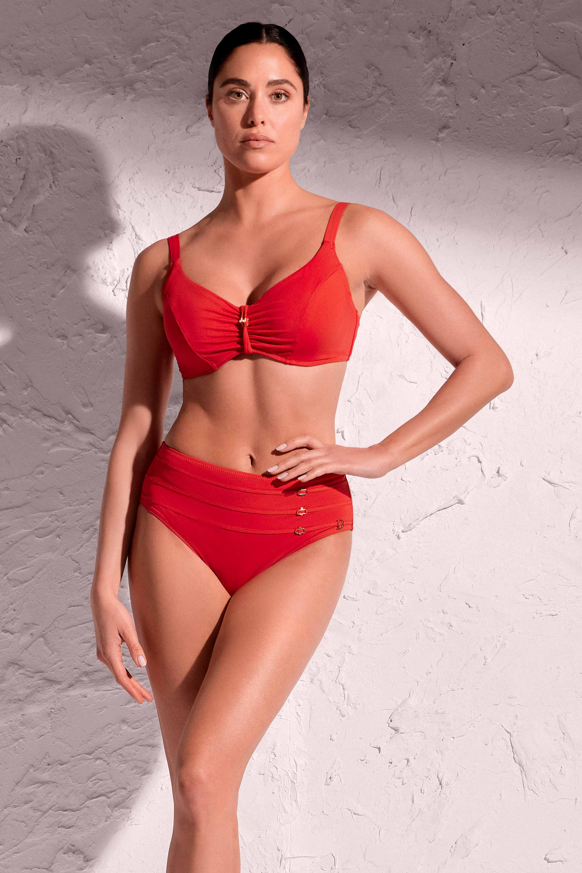 BIKINI CON FERRETTO A VITA ALTA VIOLANTE