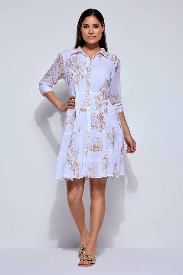 KORALLENRÜSCHENKLEID