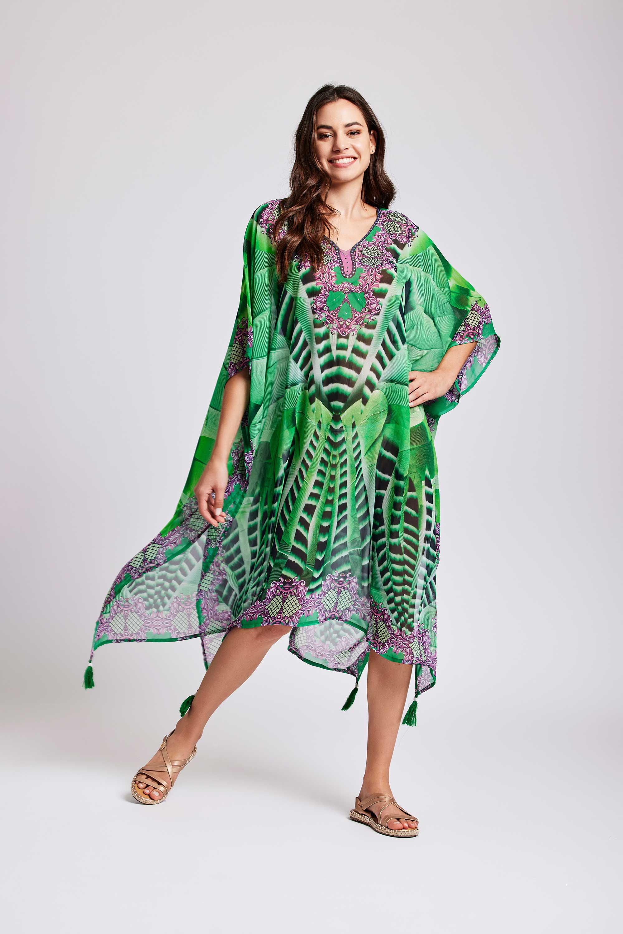 PONCHO LUNGO EFFETTO PITONATO