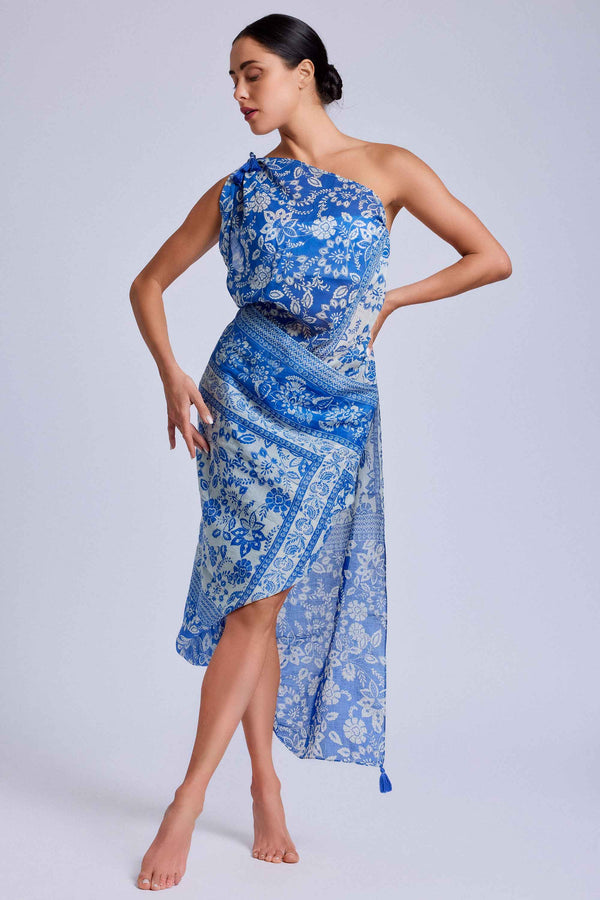 PAREO FOULARD TONI BLU