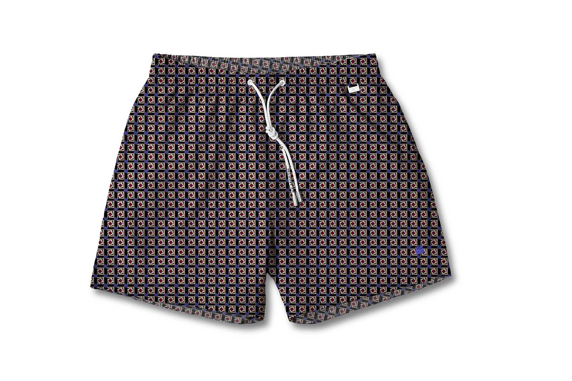 COSTUME BOXER MARE SQUARED DOTS