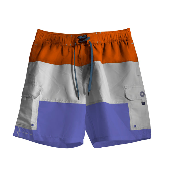 VIOLET BERMUDA SWIMWEAR
