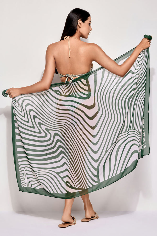 DIGITAL WAVES PAREO FOULARD