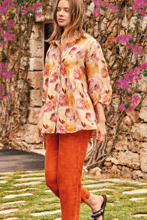 BLOUSE WITH 3/4 SLEEVE KALLY