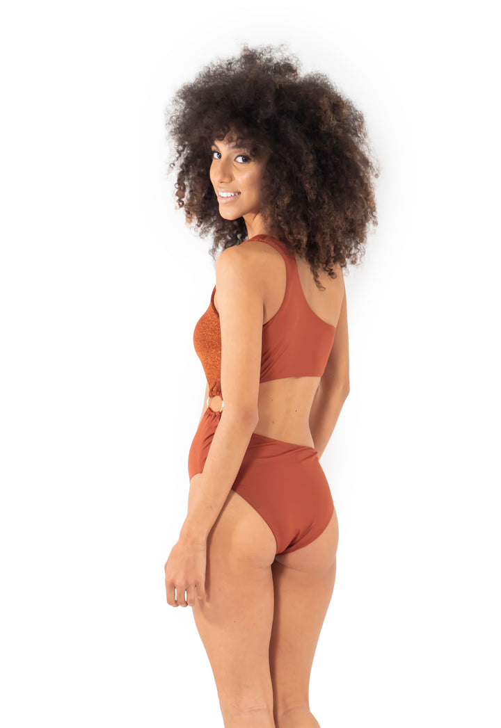 Trikini Monospalla Brightness Blu Donna Vacanze Italiane – Moda