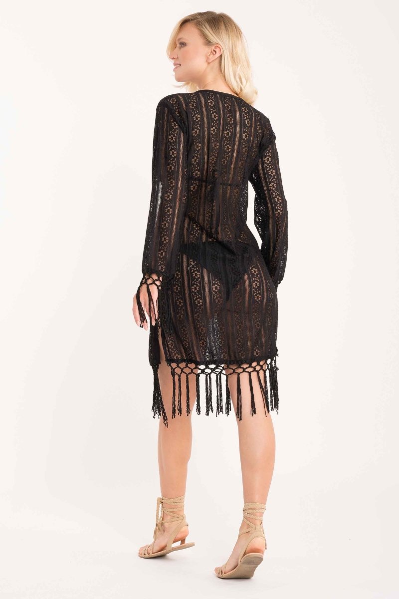 Caftano con Frange: Eleganza Estiva